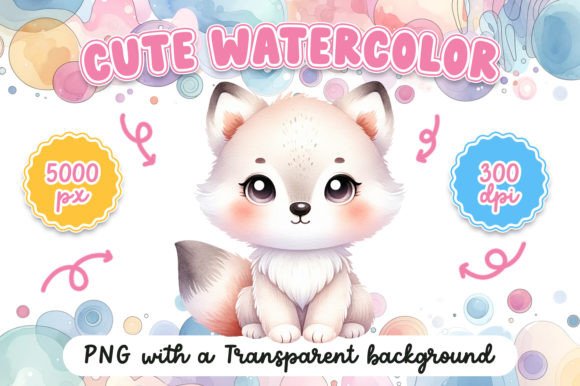 Cute Watercolor Arctic Fox: An Embroidery Review