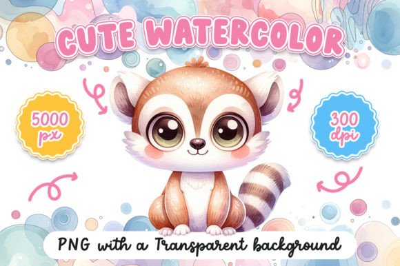 Cute Watercolor Lemur: An Embroidery Design Review