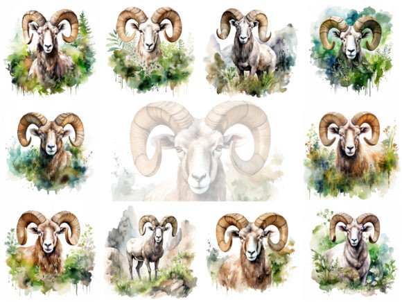 Ram Watercolor Illustrations Bundle: An Embroidery Review