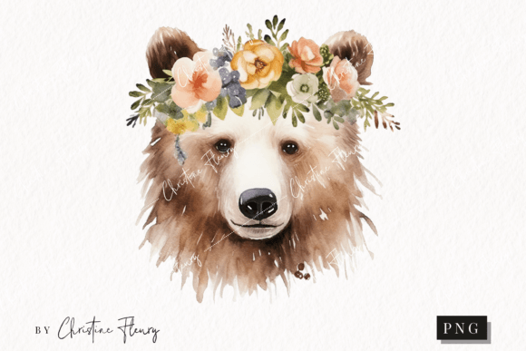 Watercolor Bear Clipart: Editorial Illustrations Review