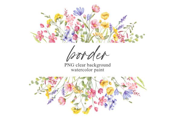Watercolor Flower Frame Border PNG Illustrations Review