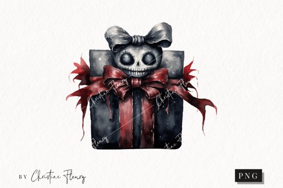 Watercolor Goth Gift Clipart: Editorial Illustrations Review